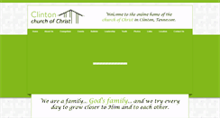 Desktop Screenshot of clintonchurch.com